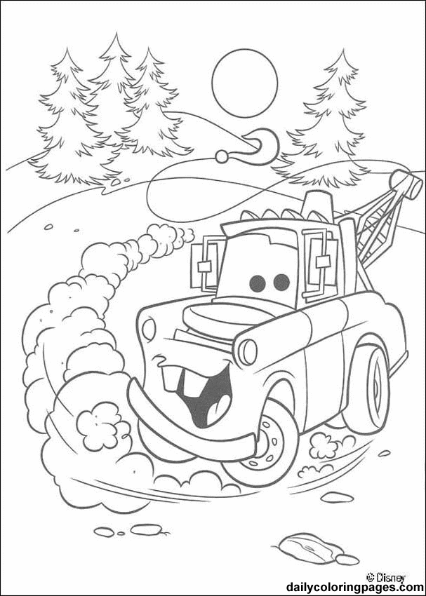 Plansa de colorat cu Cars pixar 3 157